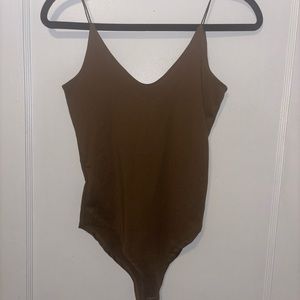 Brown bodysuit